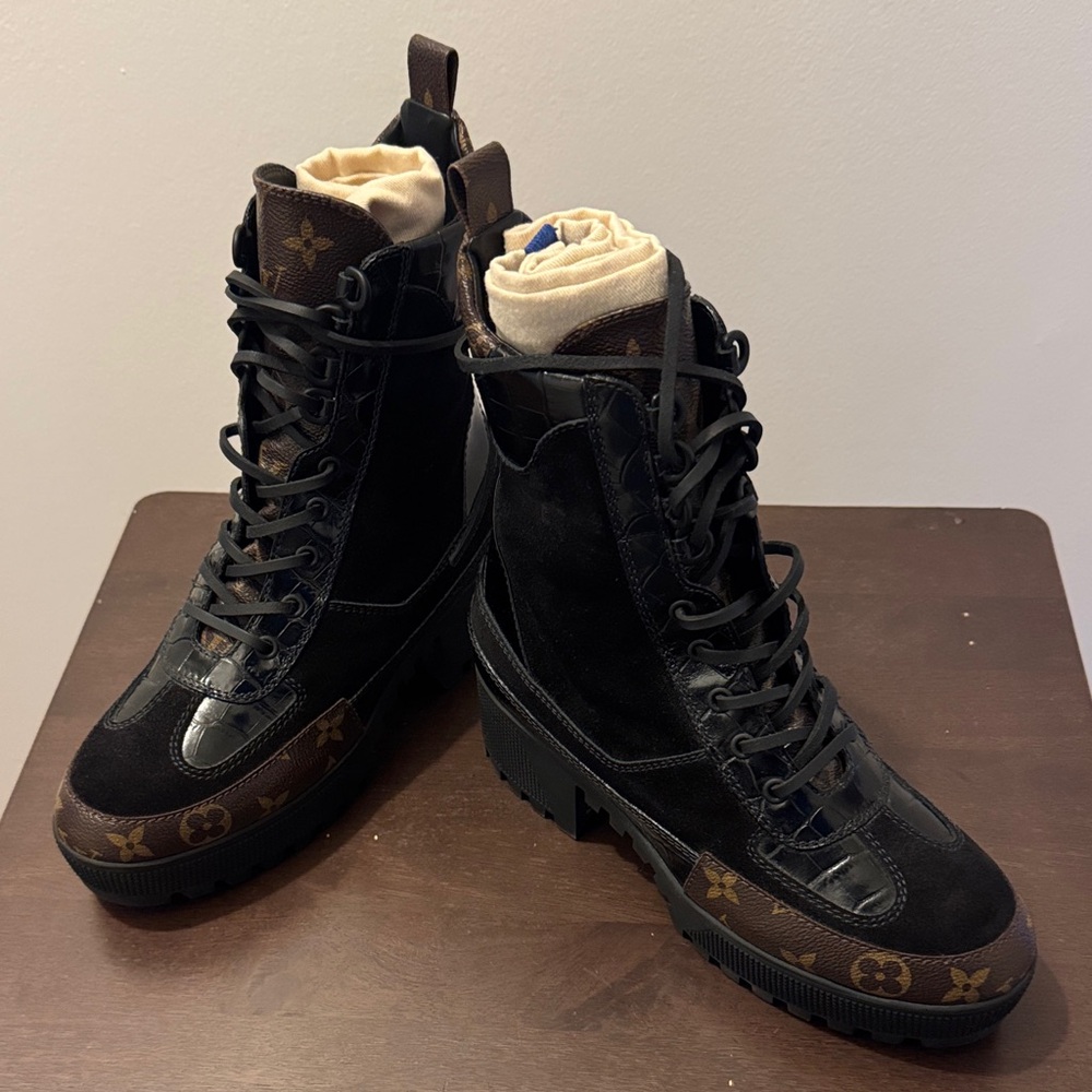 Louis Vuitton Laureate Platform Desert Boot Sz 39 - Picture 2 of 6